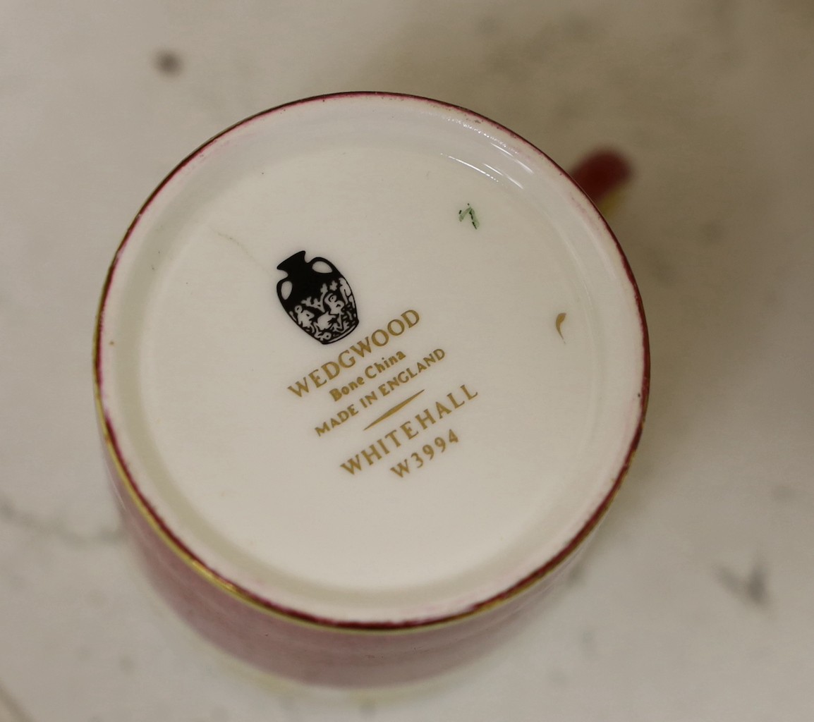 A Wedgwood coffee set, pattern no. W3994 H.